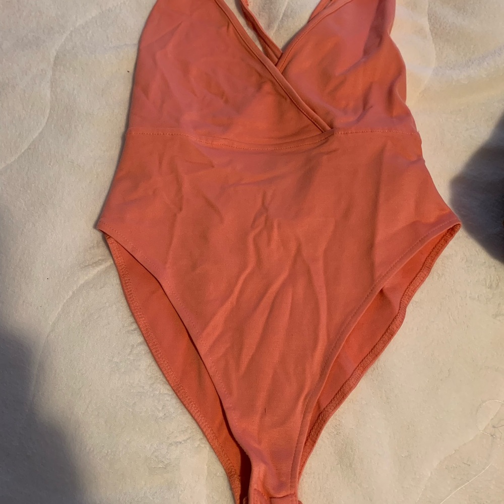 Forever 21 Bodysuit - Coral - S